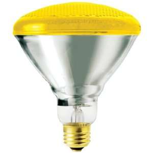  100 Watt Yellow 130V Medium Base BR38 Bulb (100BRL/BUG YLW 