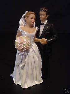 Couple Holding Hands Wedding Bridal Cake Topper 242  