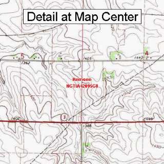   Quadrangle Map   Remsen, Iowa (Folded/Waterproof)
