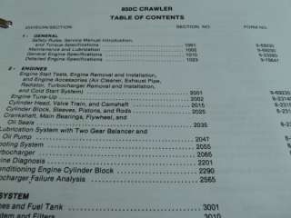 Case 850C Crawler Dozer Service Repair Shop Manual  