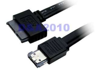   SATA 13 PIN 7+6P female to Power ESATA + USB male plug Cable 20