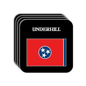  US State Flag   UNDERHILL, Tennessee (TN) Set of 4 Mini 