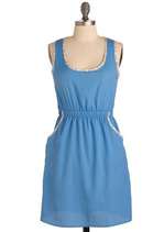Little Girl Blue Dress  Mod Retro Vintage Dresses  ModCloth