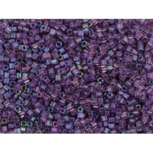 TOHO™ Bead Cube 1.5mm Purple Lined Rosaline AB Arts 