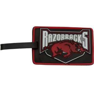  Arkansas Razorbacks   NCAA Soft Luggage Bag Tag Sports 