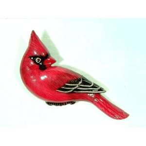   Pack Handpainted Cardinal Bird Pin (Set Of 12)