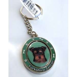  Key Chain Key Holders, Gorgeous Yorkshire Terrier 2 Sides 