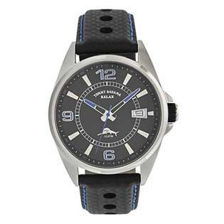 Tommy Bahama Relax Mens Tiki Bay Relax Watch in Black and Royal Blue 