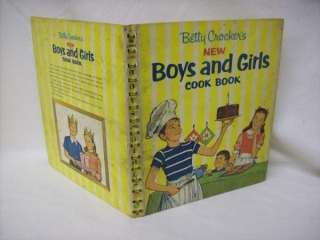 Betty Crockers NEW Boys & Girls Cookbook 1965  