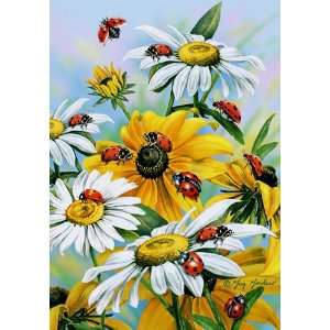  Daisy Flowers Ladybugs Mini Flag Patio, Lawn & Garden