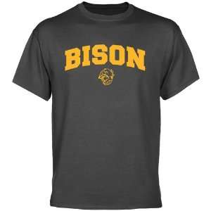  North Dakota State Bison Charcoal Logo Arch T shirt