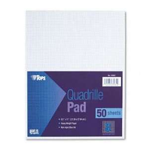  TOPS® Quadrille Pads PAD,QUADRILLE,8SQ,8.5X11 (Pack of20 