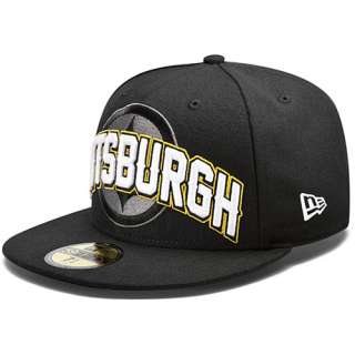 Mens New Era Pittsburgh Steelers Draft 59FIFTY® Structured Fitted 