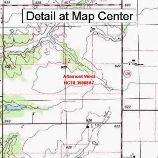   Map   Altamont West, Illinois (Folded/Waterproof)