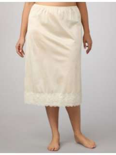   whimsical lace trim at hemline picot trimmed elastic waist provides