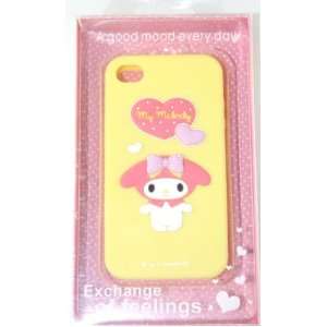 Hello Kitty Silicon Case Cover for Apple Iphone 4 4gs Yellow My Melody 