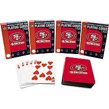 Pro Specialties San Francisco 49ers Playing Cards  4 Pack    