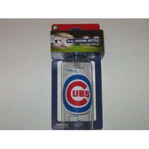 CHICAGO CUBS 9 oz. Team Logo BABY FEEDING BOTTLE with Measuring Guide