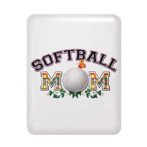  iPad Case White Softball Mom With Ivy 