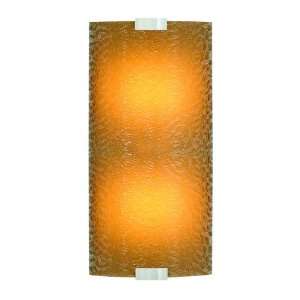 LBL Lighting PW561BAMSICF1HE Silver Omni Omni CFL Wall Sconce with 