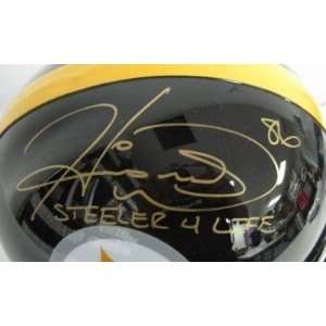  Signed Hines Ward Helmet   Insc 4 Life Full Size JSA 