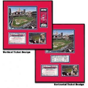 Cleveland Indians   Progressive Field   Ballpark Ticket Frame  