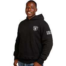 Pro Line Oakland Raiders Sleeve Print Hooded Sweatshirt   