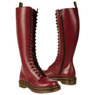 Womens Dr. Martens 1B60 20 Eye Zip Boot Cherry Red Shoes 