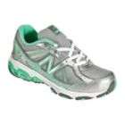 New Balance KJ688 Girl’s Running Shoe   Silver/Teal