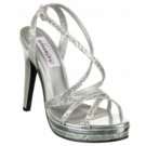 Womens Dyeables Bryce Silver Shoes 