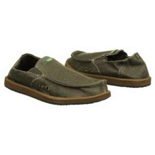 Mens Sanuk Rasta Pouch Olive Shoes 