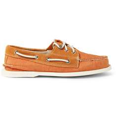 Sperry Top Sider x Band of Outsiders Suede Trimmed Boat Shoes