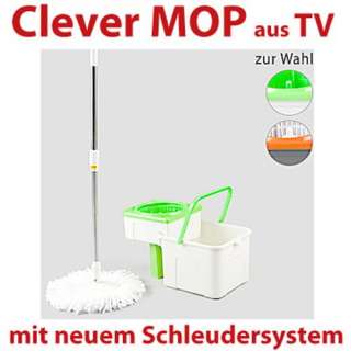 Clever Mop compact Wischmop mit neunem Schleudersystem Mop 