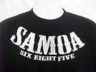Samoa 685 Heavy Weight 100% Cotton Black & White Shirt