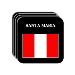  Peru   SANTA MARIA Set of 4 Mini Mousepad Coasters 