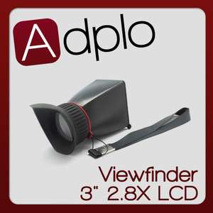 Inch LCD viewfinder x2.8 for Camera & Camcorder  