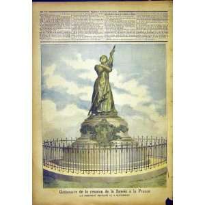  Centenary France Savoy Monument French Print 1892