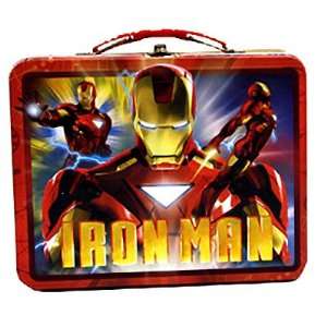  Iron Man 2 Movie Film Red Tin Tote Lunchbox Lunch Box 