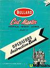 Bullard Cut Master Model 75 Vertical Turret Lathe Instruction Manual
