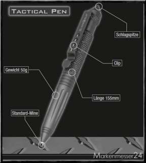 BlackField Tactical Pen Kubotan Kugelschreiber Kwon Do  
