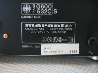 MARANTZ Tuner ST 72L in schwarz in Dortmund   Innenstadt Ost  Audio 