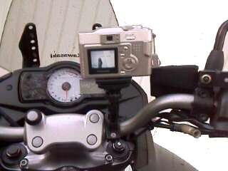 Kamerahalter Motorrad für Rohrlenker verstellbar  