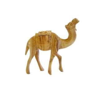  Olive Wood Camel Intricate Work (5H)