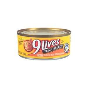  9Lives Tuna Select Flaked Tuna and Egg Bits in Sauce 