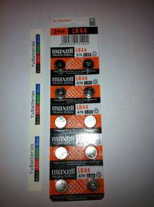 30 New Maxell LR44 A76 AG13 357 GPA76 LR1154 Batteries 3 x 10/Pack 