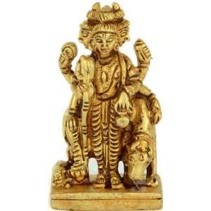    Lord Dattatreya (Small Sculpture)   Brass Sculpture