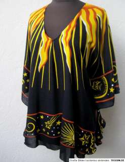   Batik Kaftan ♥ Lagenlook Bluse EG 44 46 48 50 52 Ibiza Boho  