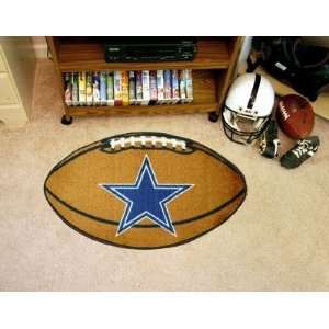  Dallas Cowboys Football Shaped Area Rug Welcome/Door Mat 