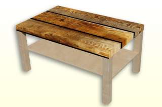 NEU Tisch Holzbrett Planken Design Holz Diele Betttisch  