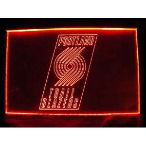 NBA Portland Trail Blazers Team Logo Neon Light Sign  